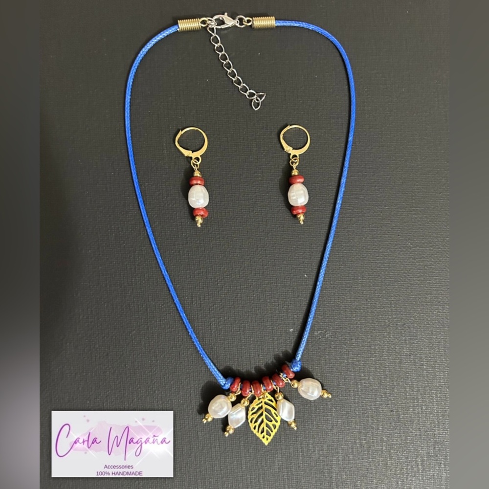 Handmade Necklace and Earrings Set